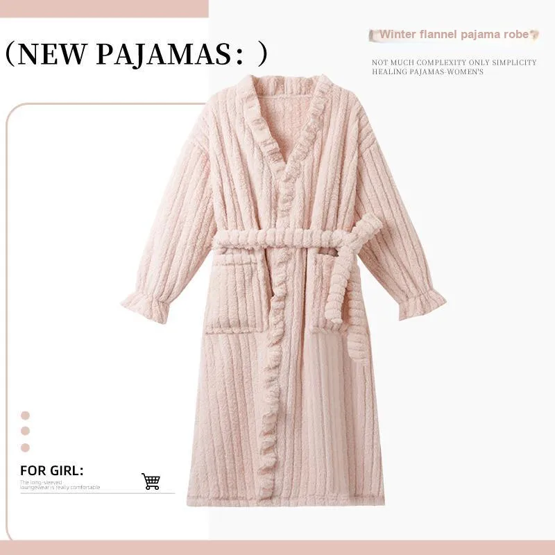 MADALLO Pajama Robe Women's Pink-1