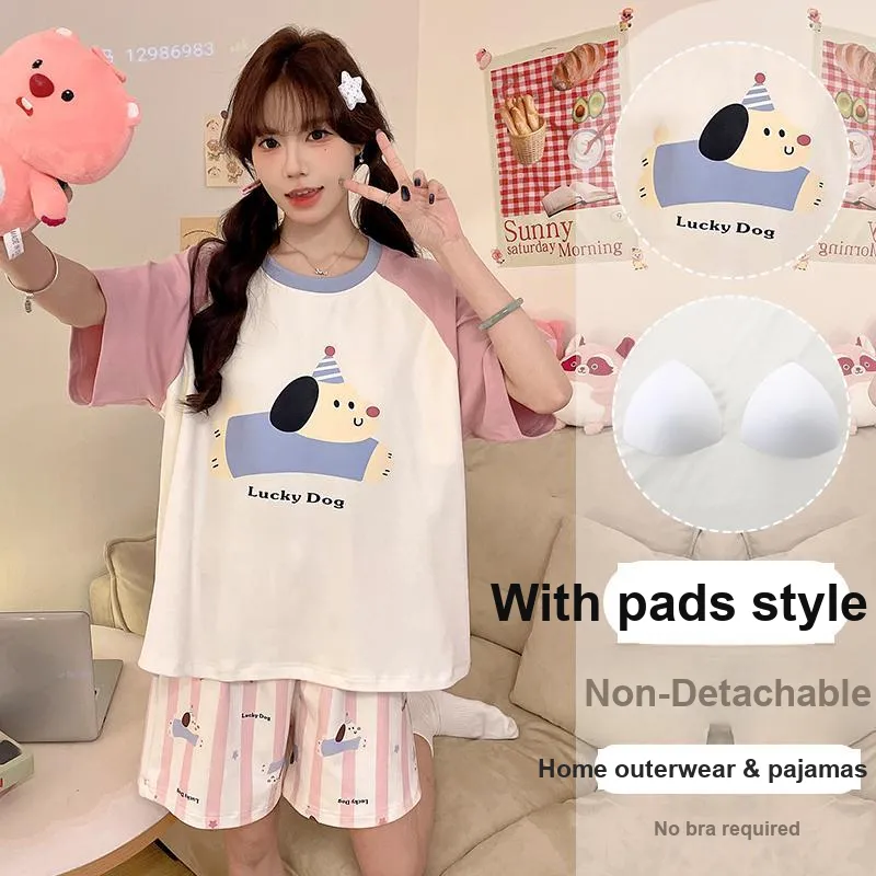 OUSHIBO Pajama Set Women's Image Color-5