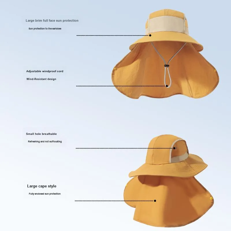 Shizhu Polyester Sun Protection Hats Unisex-6