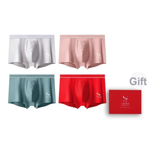 RED DRAGONFLY Хлопок Трусы Мужские 3 Пачки Подарочный Набор Коробка