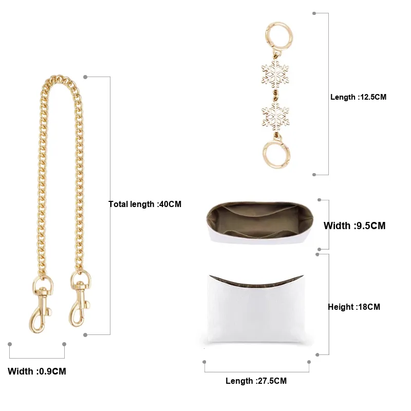 Metal Bag Accessory Women's Gold-12