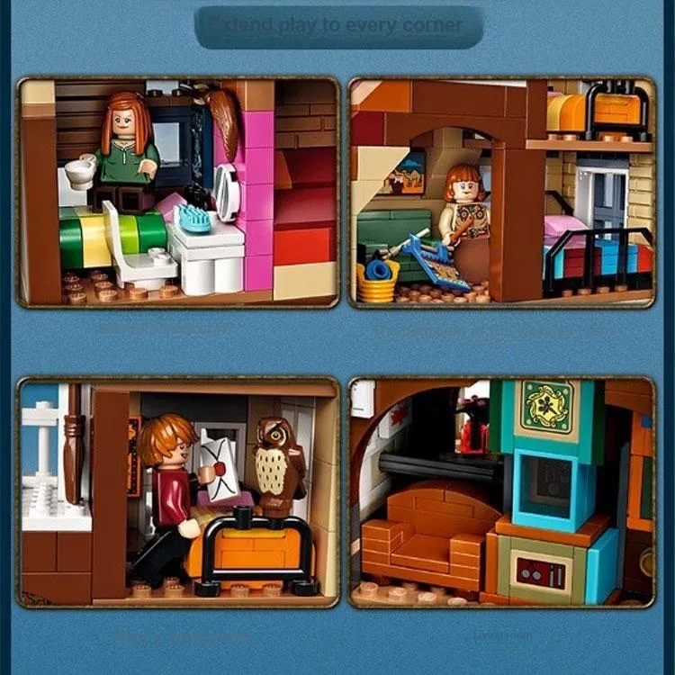 LEGO Harry Potter Attack On The Burrow Set 75980-4