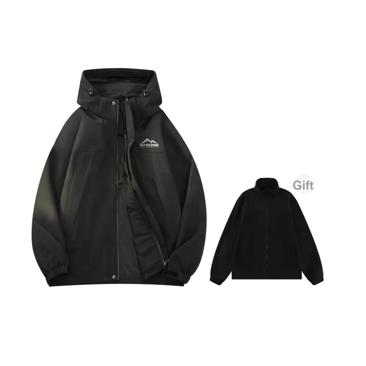 FASTFISH Waterproof And Windproof Windbreaker Jacket Unisex