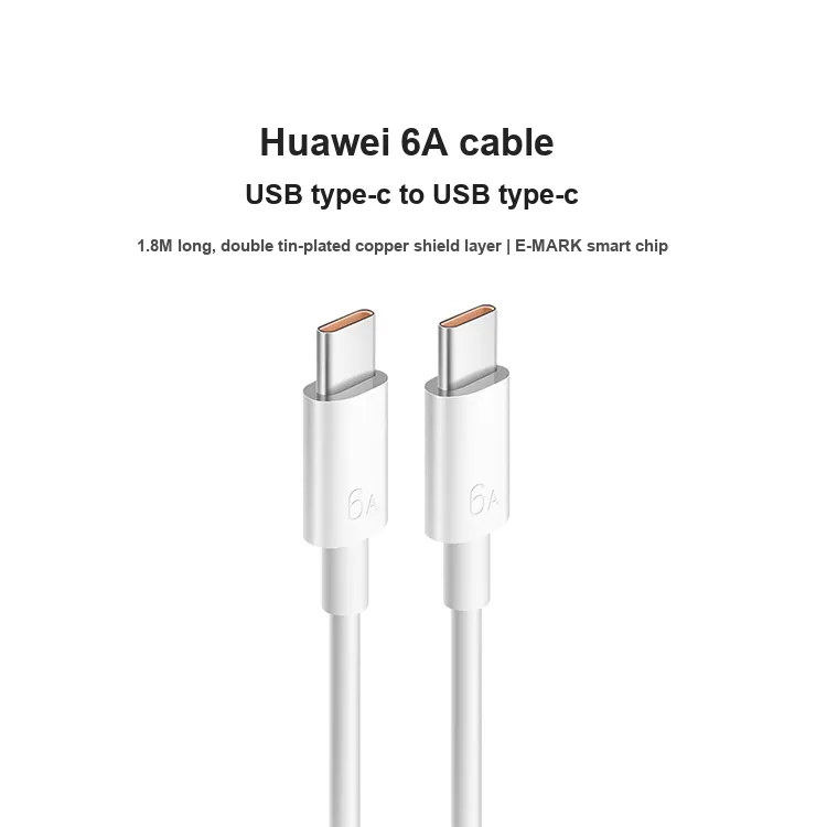 HUAWEI 6A 1.8m Type C To Type C Charging Cable Cables-2