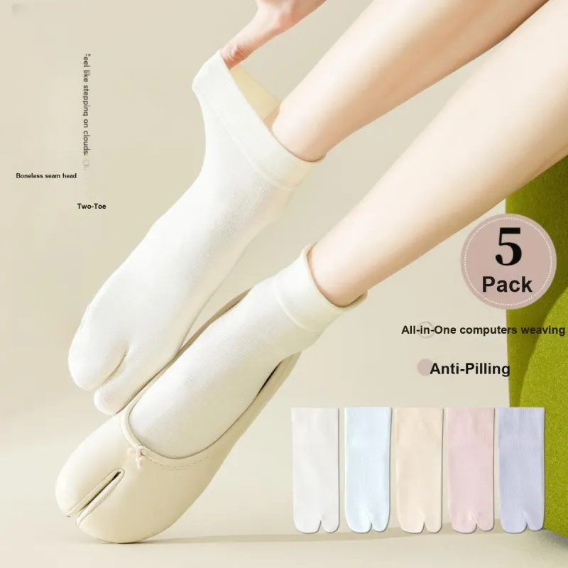 AUGUST Ankle Socks Women's 5 Pack-1