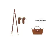 Cognac Gold-Tone (Crossbody Style)[Adjustable 95-124cm Set]Original Cow Leather
