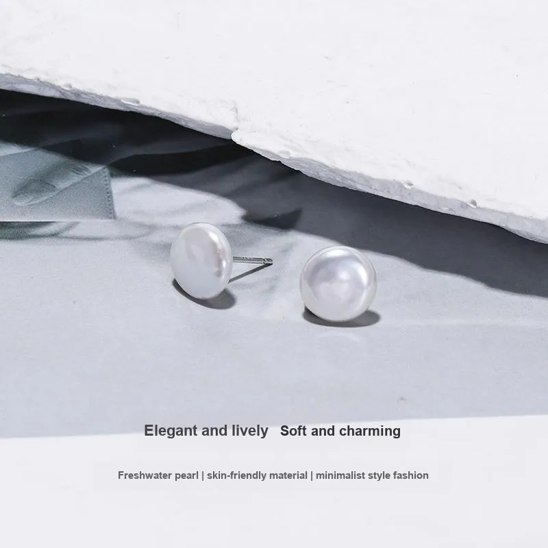 IDOKAWA Pearl Stud Earrings Women's-1