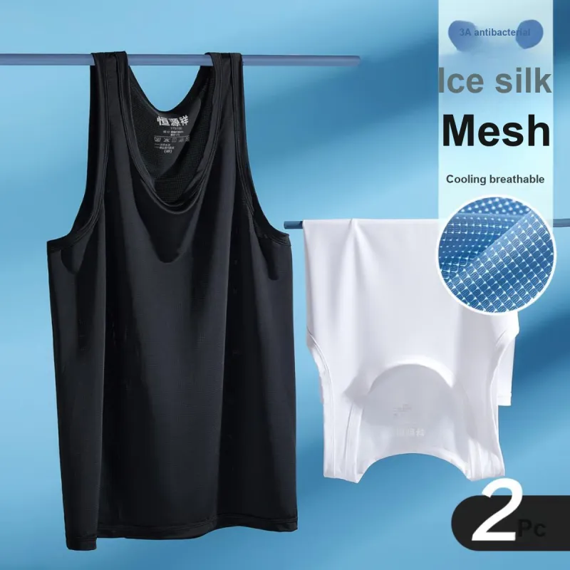 H YXIANG Men Tank Tops-22