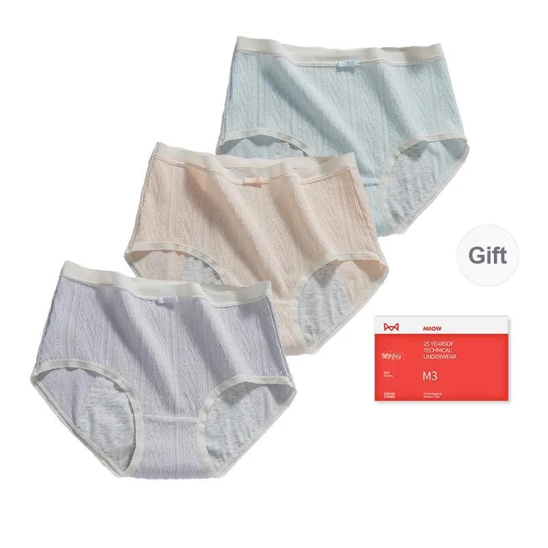 MIIOW Trend Party Series Underpants Women's Shopping Bag 3 Pack-12
