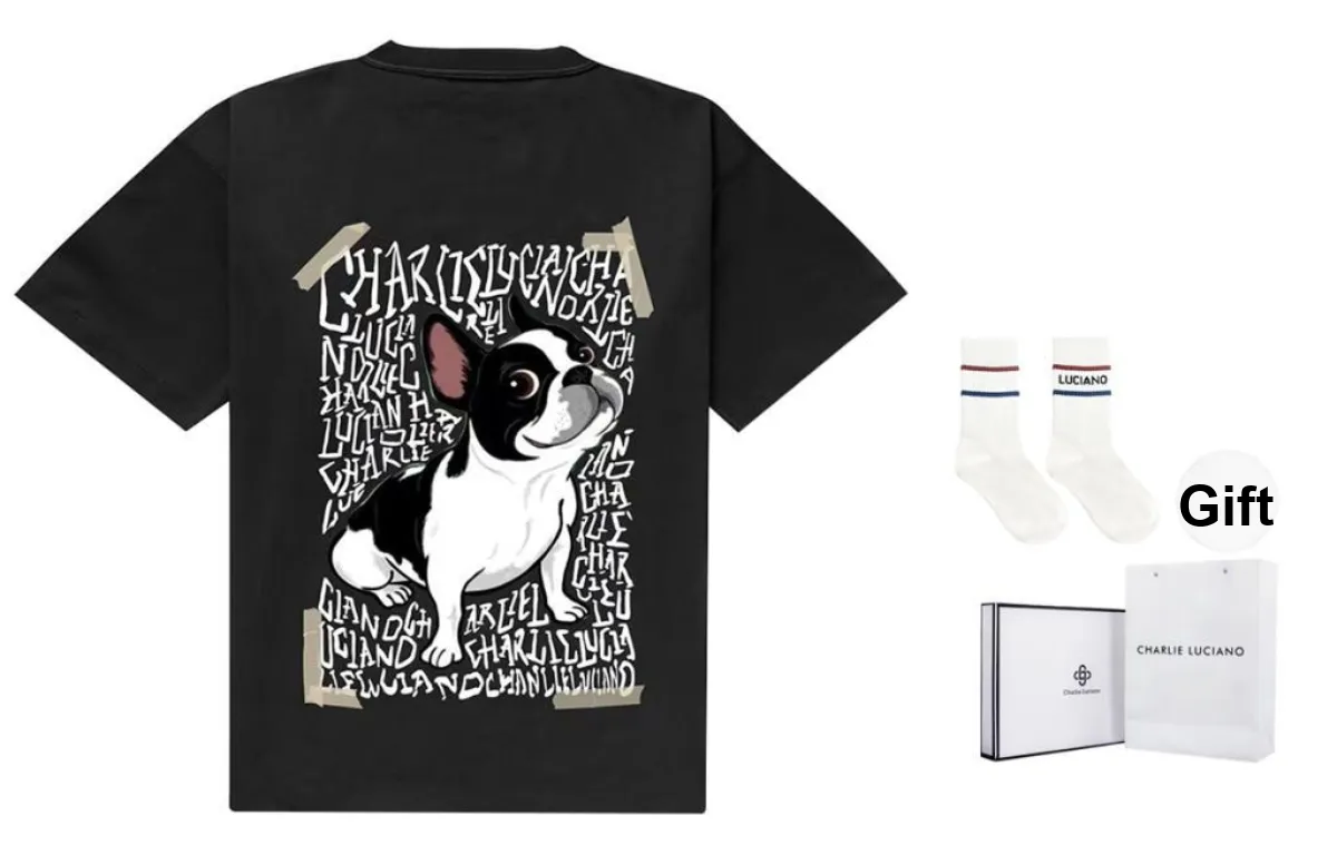 Charlie Luciano T Shirt Unisex Black