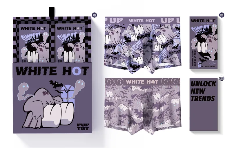 WHITE HOT Underpants Men's Combo Gift Box Sets-23