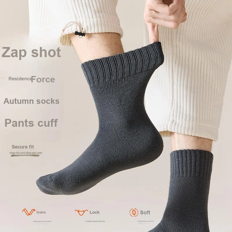 Lan Miao Mid Calf Socks Men's 5 Pack-5
