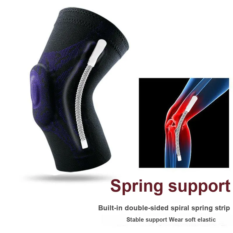 VEIDOORN Running Cycling Soccer Basketball Skiing Baseball Unisex Silicone Knee Pads-2