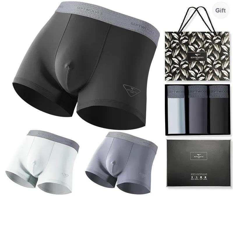 SEPTWOLVES EN0EN01832 Leggings Men's 3 Pack Gift Box Set+Shopping Bag