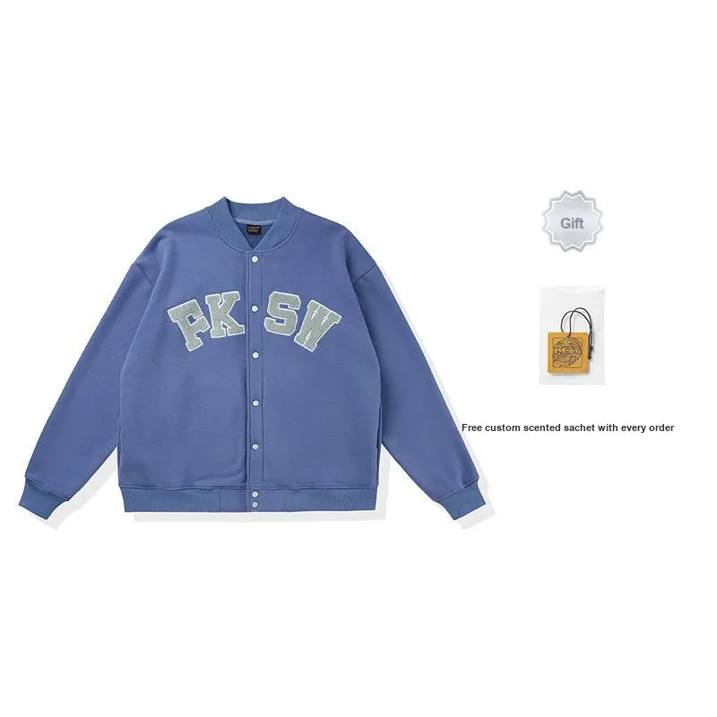 FKSW Fall And Winter Baseball Jacket Unisex-1