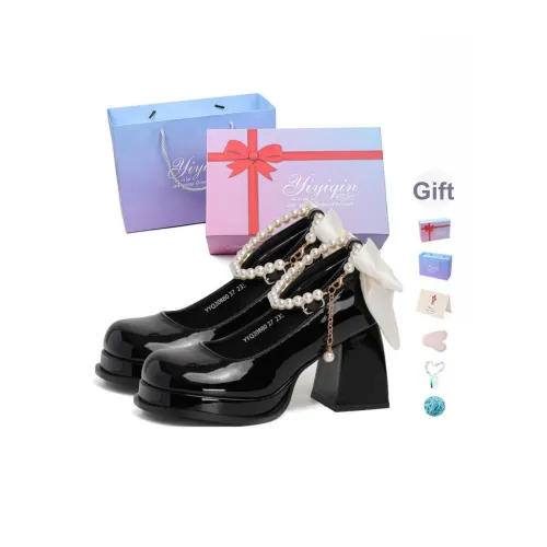 Take the Qin Грубый каблук Туфли Мэри Джейн Женские