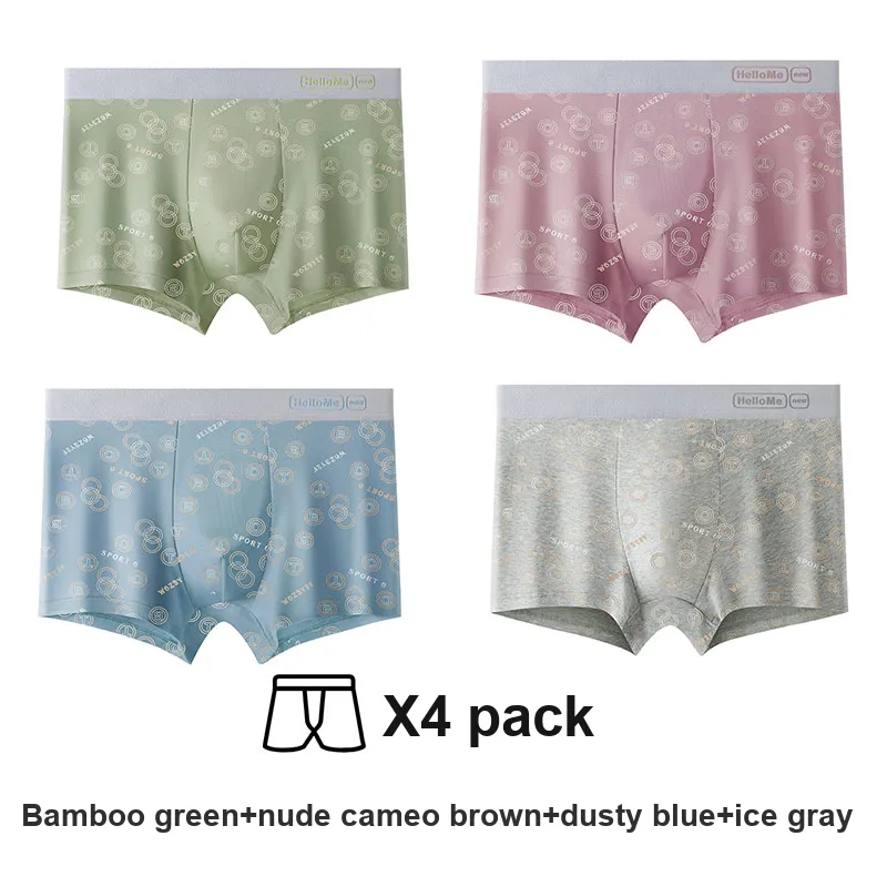 Lan Miao Underpants Men's 4 Pack-1