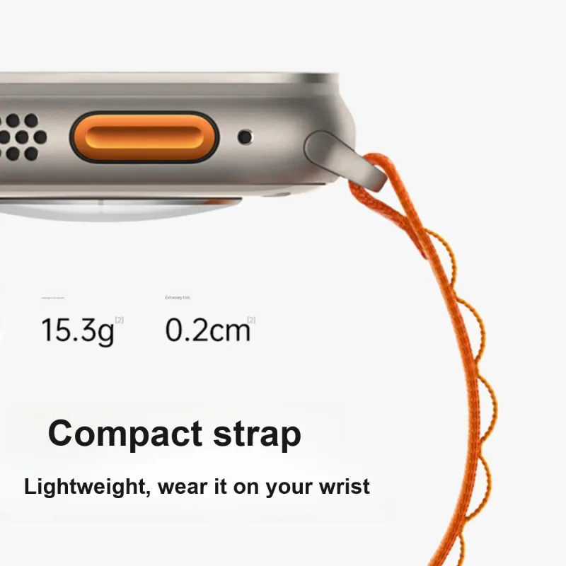 TZXZ Apple Compatibility Watch Band 230mm Fabric Material-3