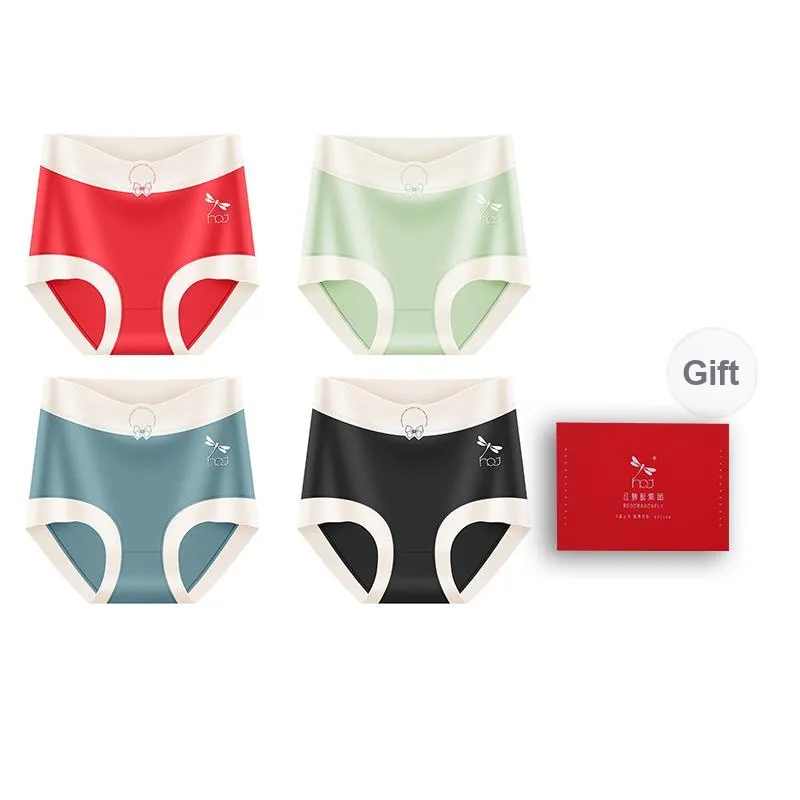 RED DRAGONFLY Cotton Panties Women's Gift Box Combination-13