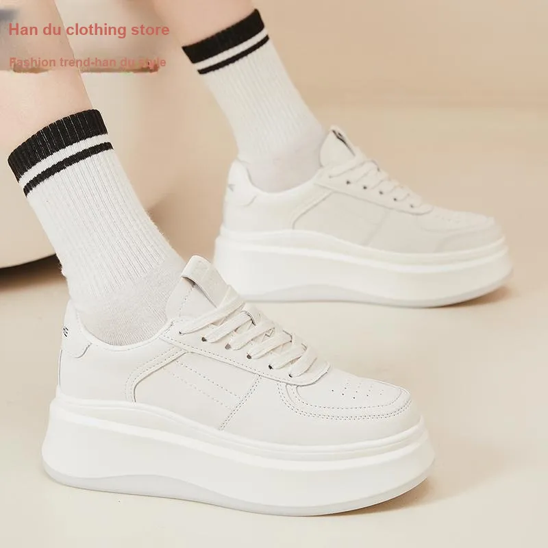 HSTYLE Low-Top Skateboard Shoes Women's White-9