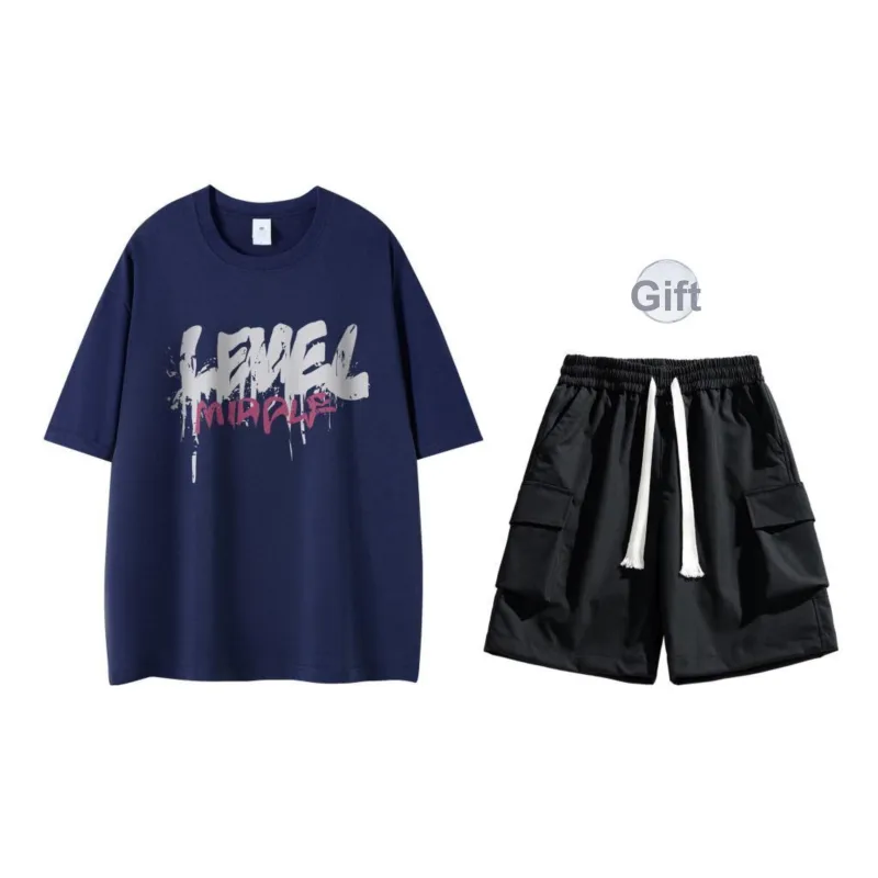 LEVEL RELAX Series Short Sleeved T Shirts Unisex-100