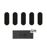 5-Pack No-Show Socks for Women (Black)