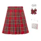 [Little Pepper 43cm]Plaid Skirt+Bow Tie