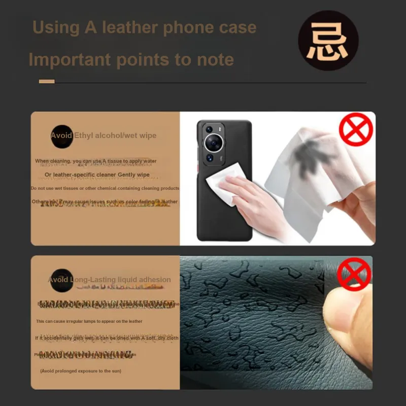Andmo Genuine Leather Material Lightweight Skin Friendly Foldable Display Case For Huawei Pocket2 Phone Cases-2