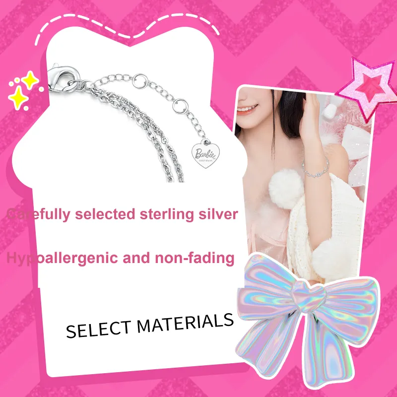 Barbie Sterling Silver Bracelets Women's-1