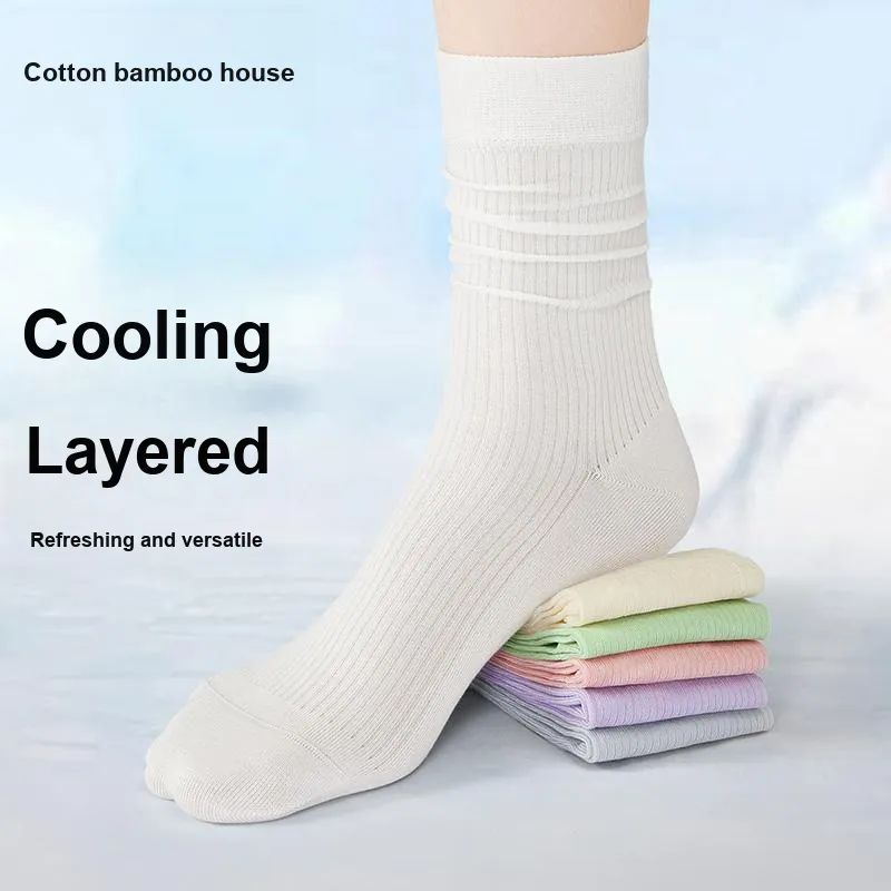 B&C.Room Knee High Socks Women's 4 Pack-2