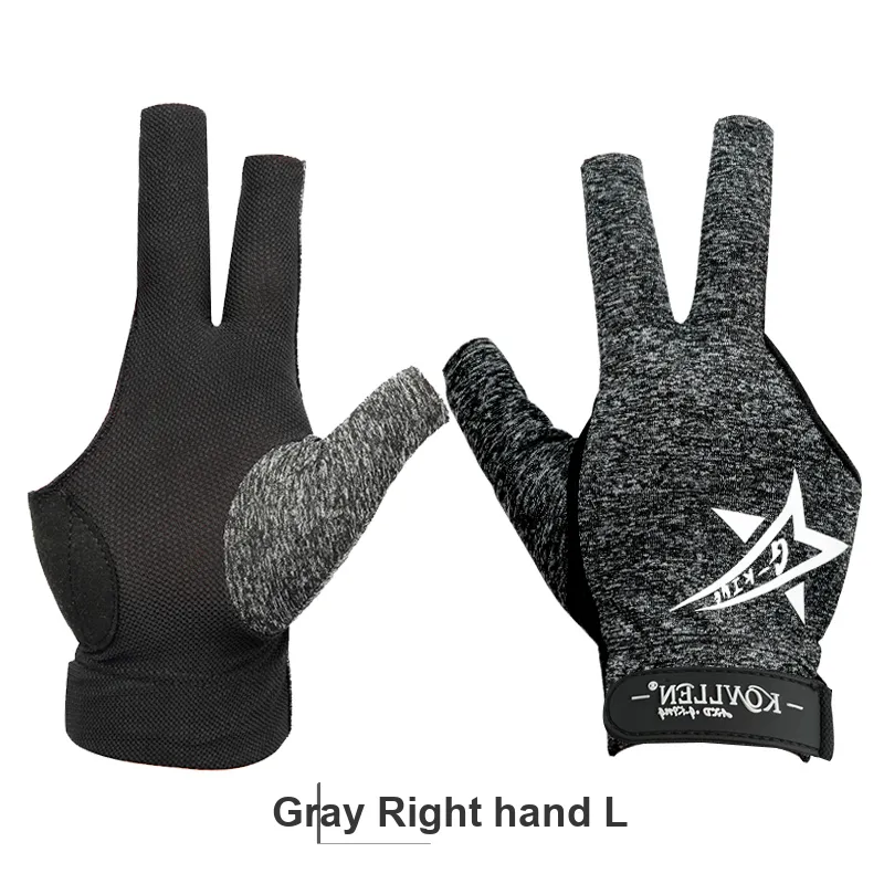 KONLLEN Billiards Three Finger Gloves Silicone Unisex Left Handed And Right Handed-1