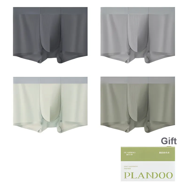 PLANDOO Underpants Men's 4 Pack Gift Box Set-8