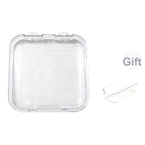 Macrocrystal Прозрачный Акриловый Складной Пылезащитный Фальшивый Ногтей Встроенная память Коробка Большая емкость Накладки для ногтей Коробка для демонстрации