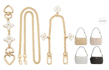 Lan Bao Fan Metal Alloy Bag Strap Women's Multicolor