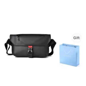 COLINS KEIRS Fabric Crossbody Biker Cycling Bag Commute One Shoulder Small Bag Men's Black/Gray/Blue