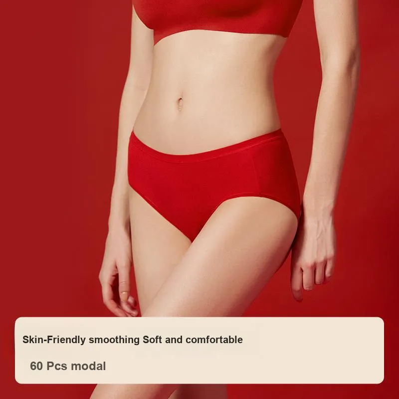 Ubras Comfortable Underpants Collection Red Box Collection Underpants Unisex-13
