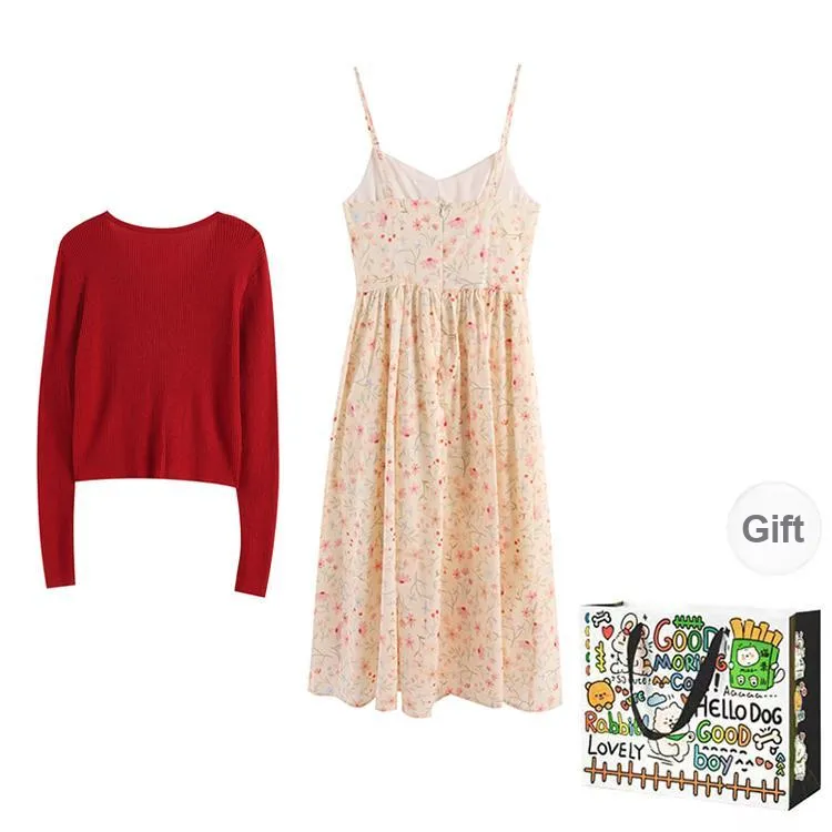 ZVJH Two Piece Skirt Sets Women's-1