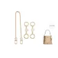 [Gold-Tone]Camellia 2 Pack 9cm+Decorative Chain 40cm