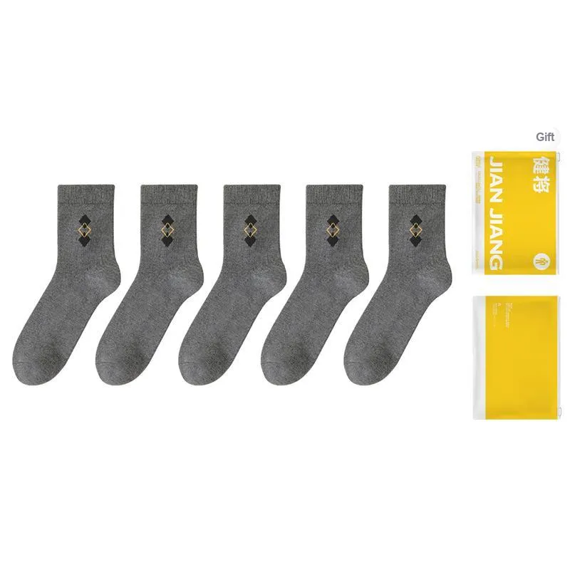 Master Mid Calf Socks Men's Shopping Bag Combo Set-16