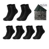 Crew 6 Pack Box Included (6 Pairs Black)