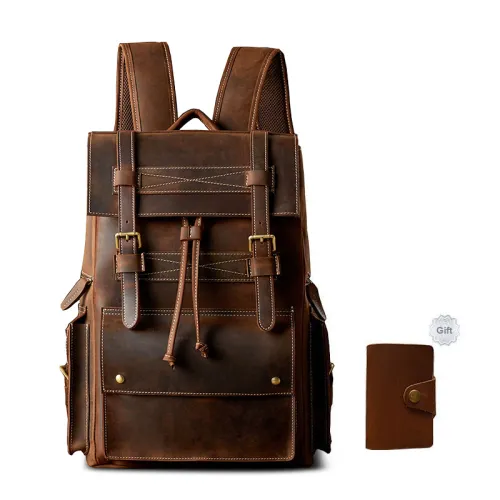 Simple & Nature Backpacks Dark Brown