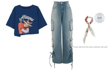 SNBL Jeans Women's Street Singer T Shirt+Pants