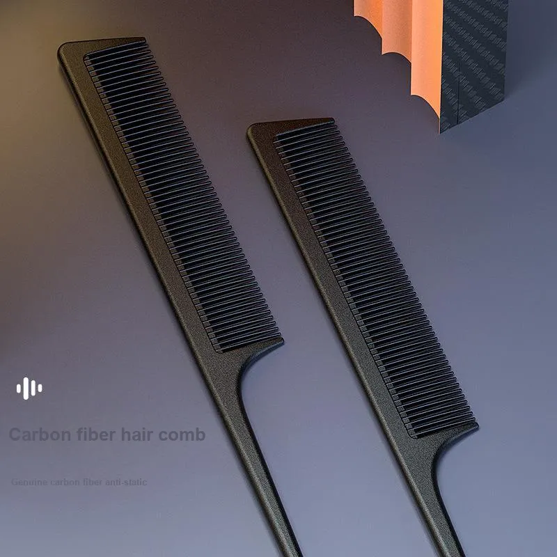 JINGLINGLONG Nylon Carbon Fiber Is Not Afraid Of Static Electricity Tapers. Comb Curl-4