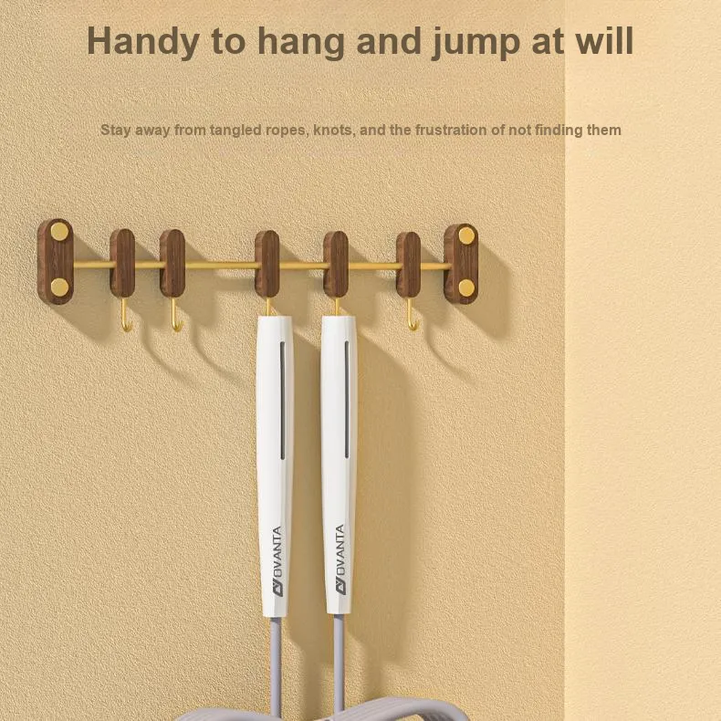 Ovanda Sports & Fitness Non Countable Jump Ropes Adults Cord PVC, Handle PP 2.9m Simple White-6
