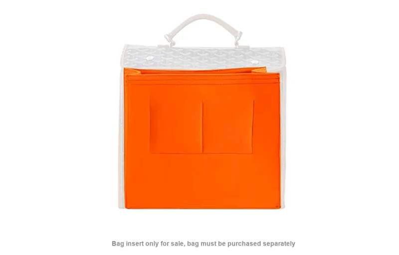 Lan Bao Fan Wool Felt Liner Accessories Tidy Storage & Classification Unisex Orange-2