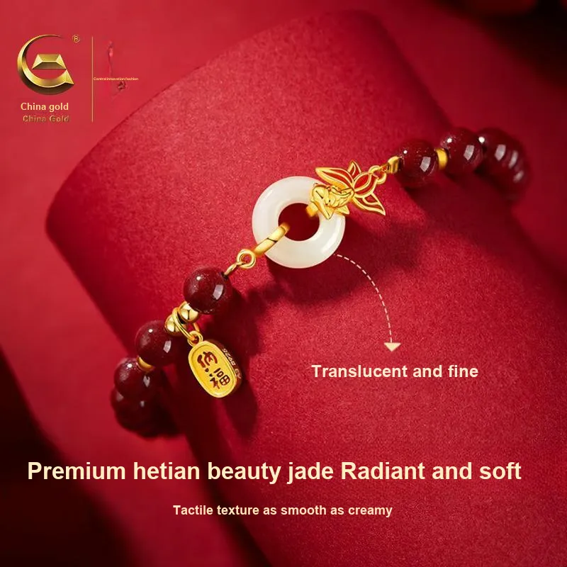 Central Fashion Cinnabar Bracelets Women's-3