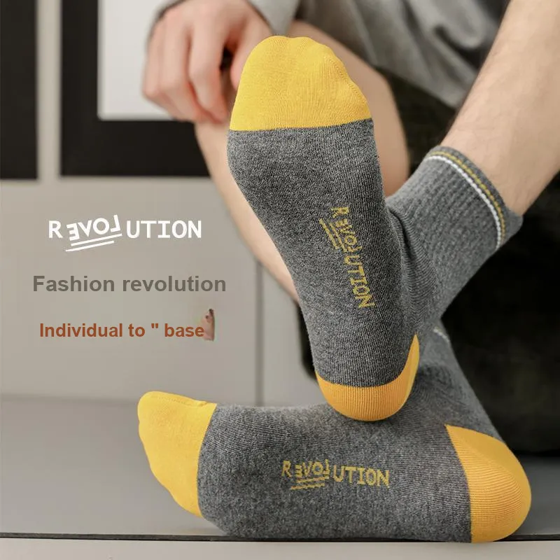 BONAS Mid-Calf Socks Men's Combo Set-6