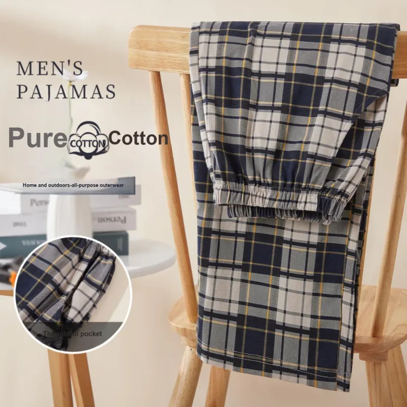 H YXIANG Men Pajama Pants-1