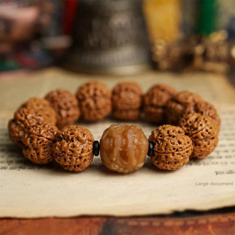 Xifeng Building King Kong Bodhi Seeds Bracelets Unisex-5