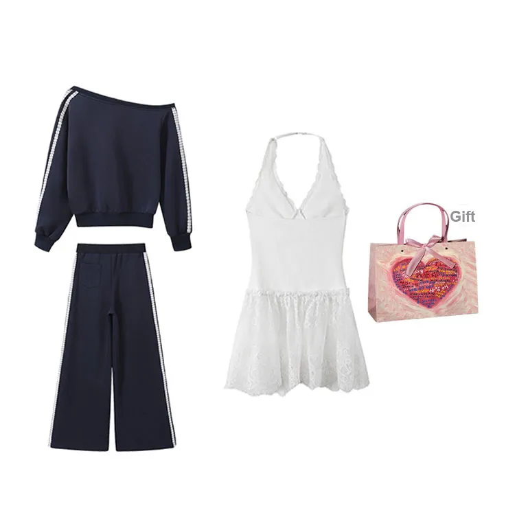 INCO VIBE Casual Suit Women's Navy Blue-1